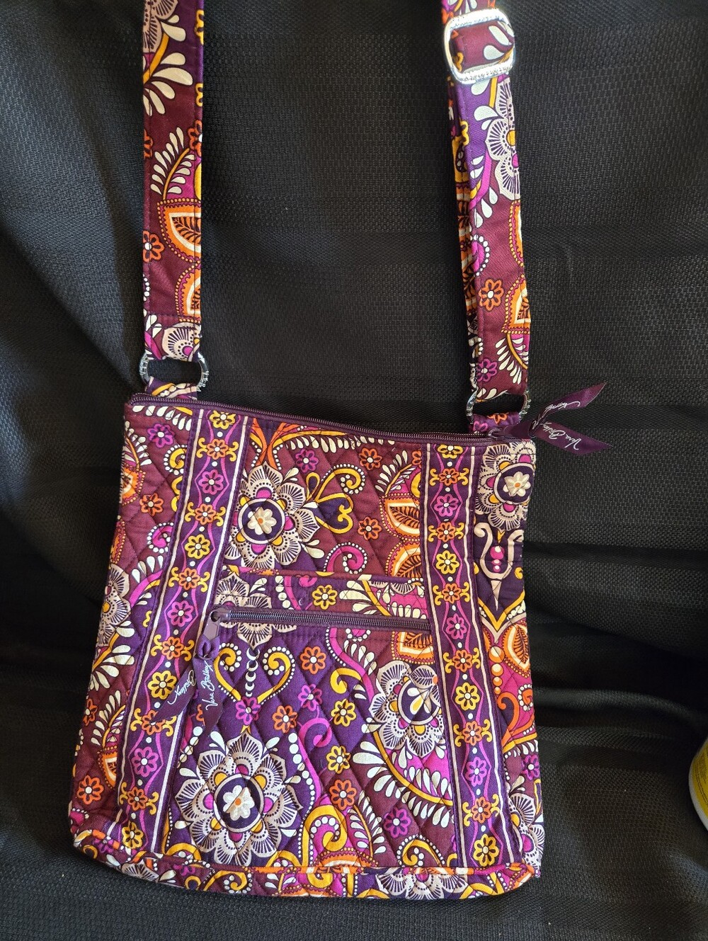 Vera Bradley Safari Sunset Retired Paisley Quilted Crossbody Bag NWOT